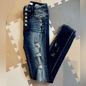 Kancan GIRLS high rise skinny jeans